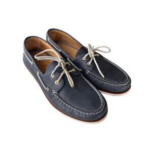Sperry Gold Cup Tops-Sider Leather Charcoal Grey Boat Shoes Men's Sz 12M